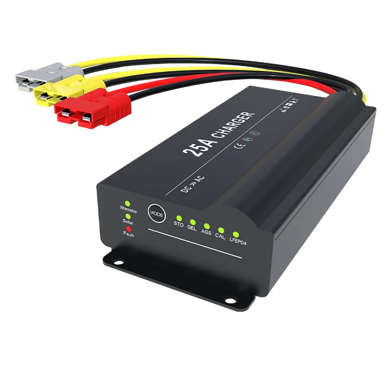 ڈی سی سے ڈی سی اسمارٹ چارجر 12V 25A DCDC1225B ڈی سی سے ڈی سی اسمارٹ چارجر 12V 25A DCDC1225B